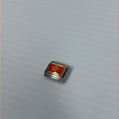Flower Italian Link Charm