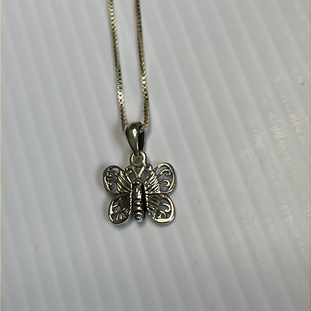 Butterfly Pendant Necklace