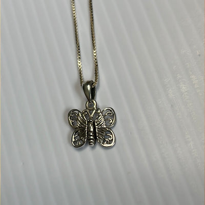 Butterfly Pendant Necklace