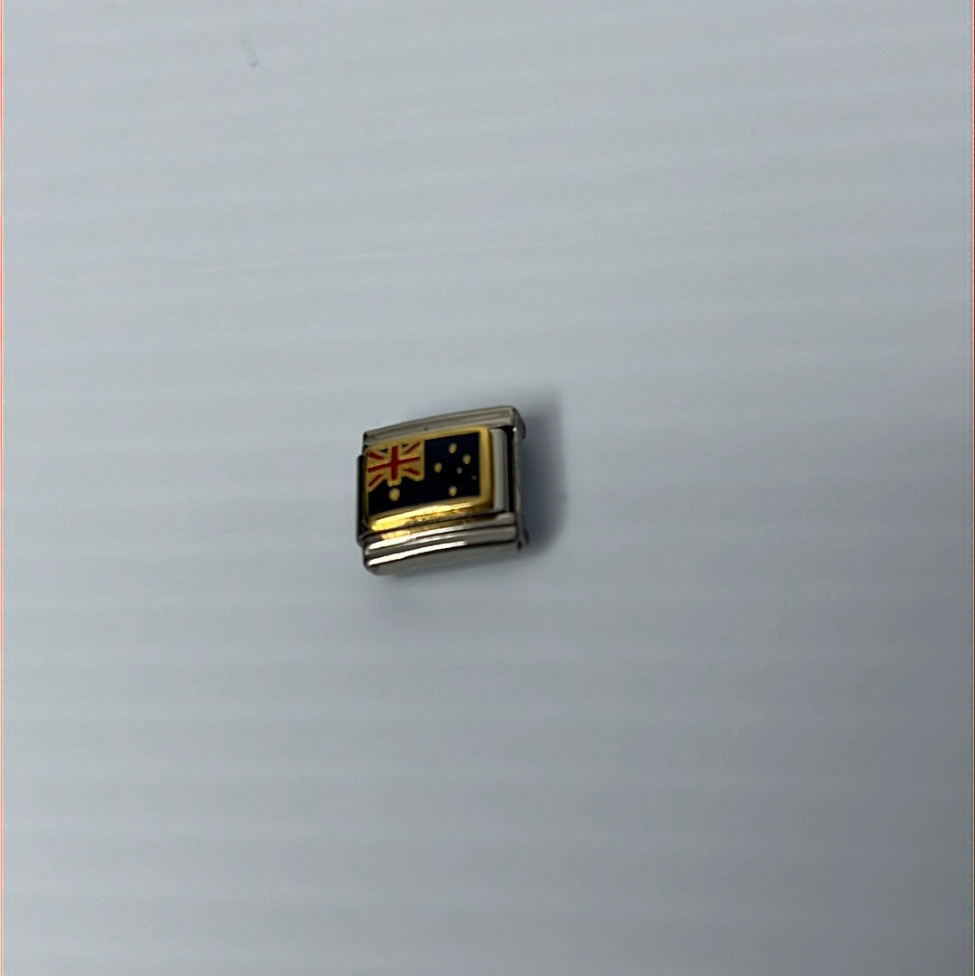 New Zealand Italian Link Charm