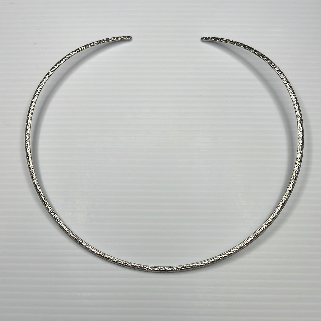 Statement Woman Choker Polished Necklace Stainless Steel