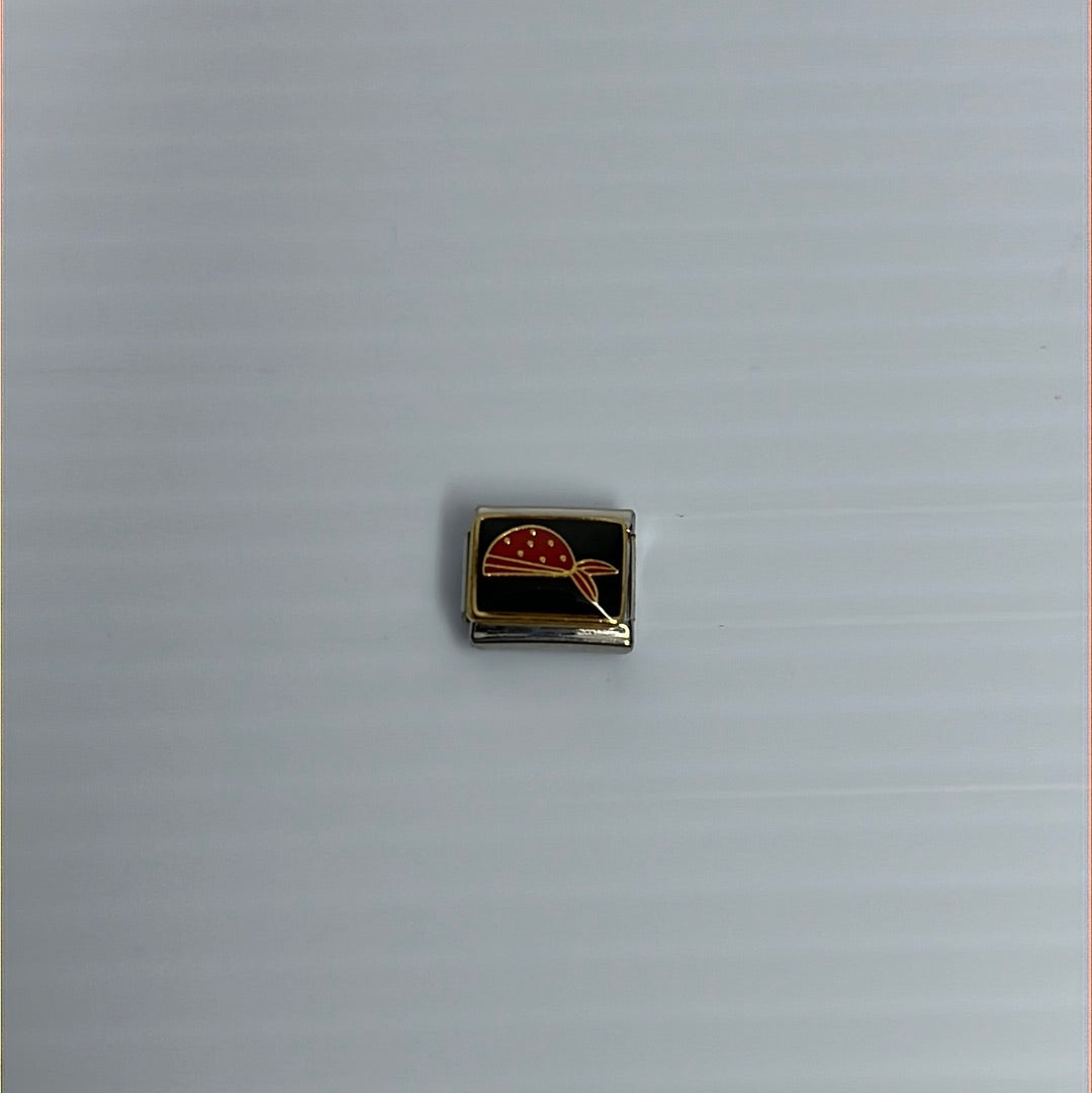 Red Bandana Italian Link Charm