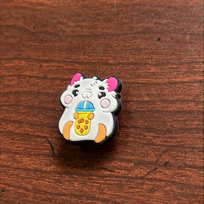 Hamster with Boba Tea Charm