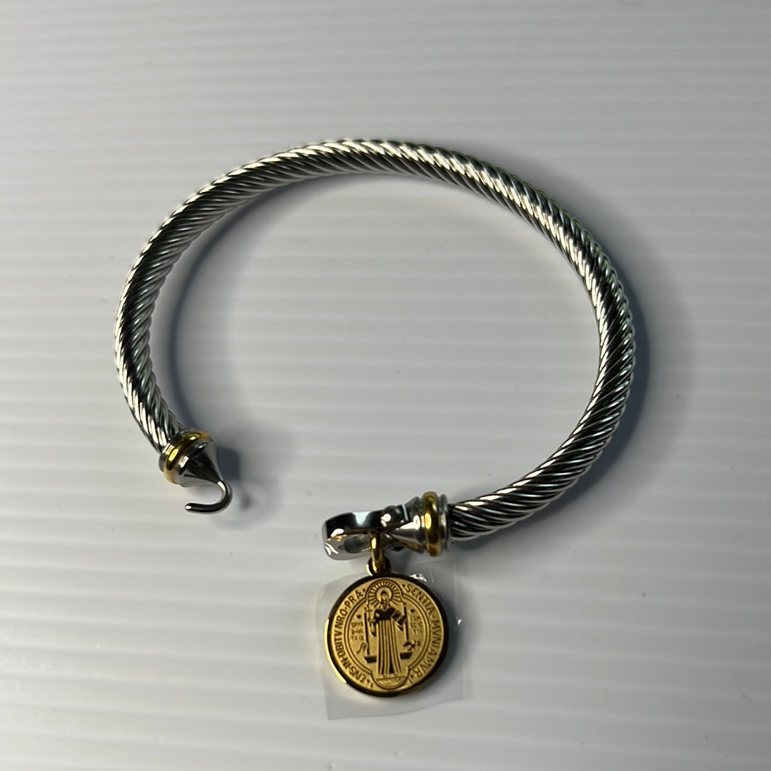 St. Benedict Bangle Bracelet