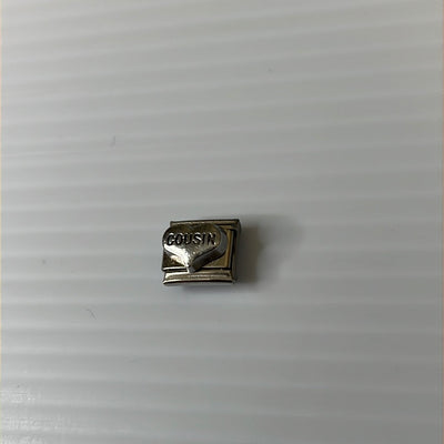 Cousin Italian Link Charm