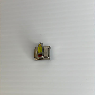 Pencil Italian Link Charm