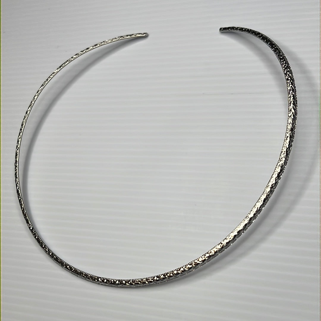 Statement Woman Choker Polished Necklace Stainless Steel