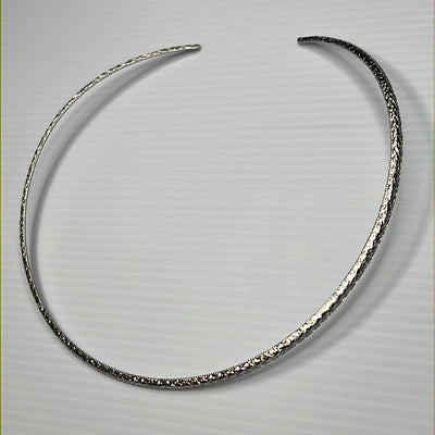 Statement Woman Choker Polished Necklace Stainless Steel