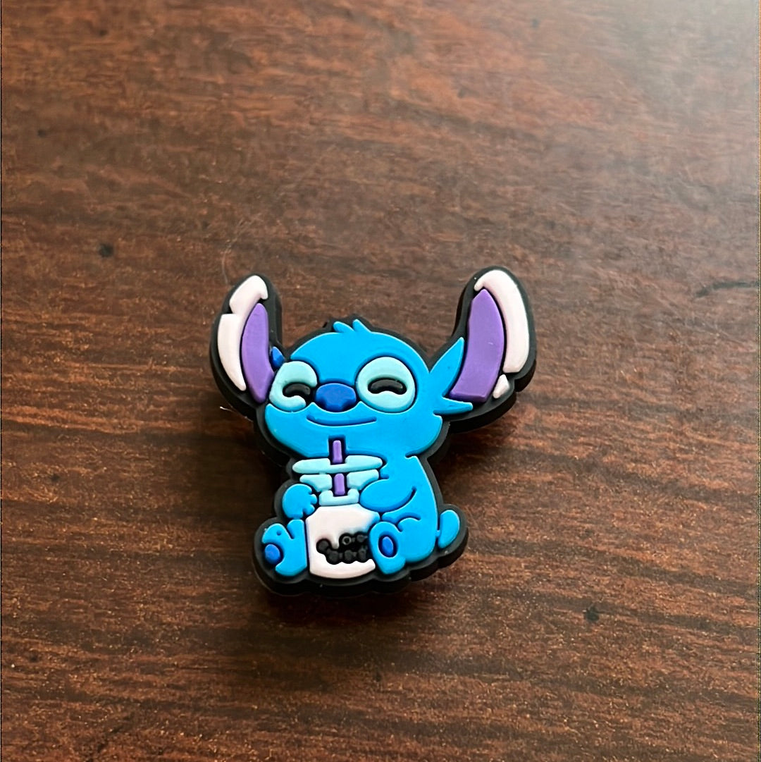 Stitch with Boba Tea Charm