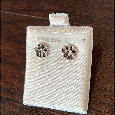 Paw Stud Earrings