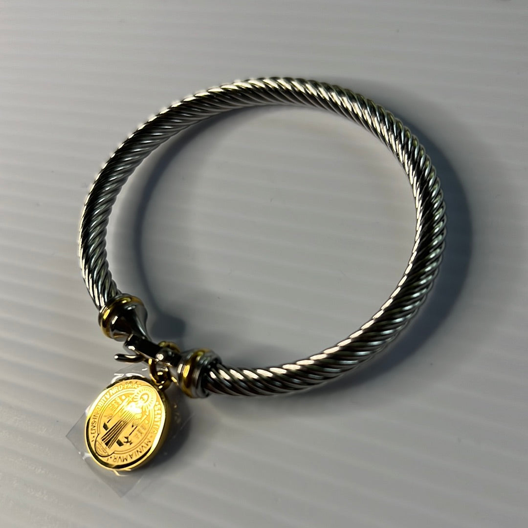 St. Benedict Bangle Bracelet
