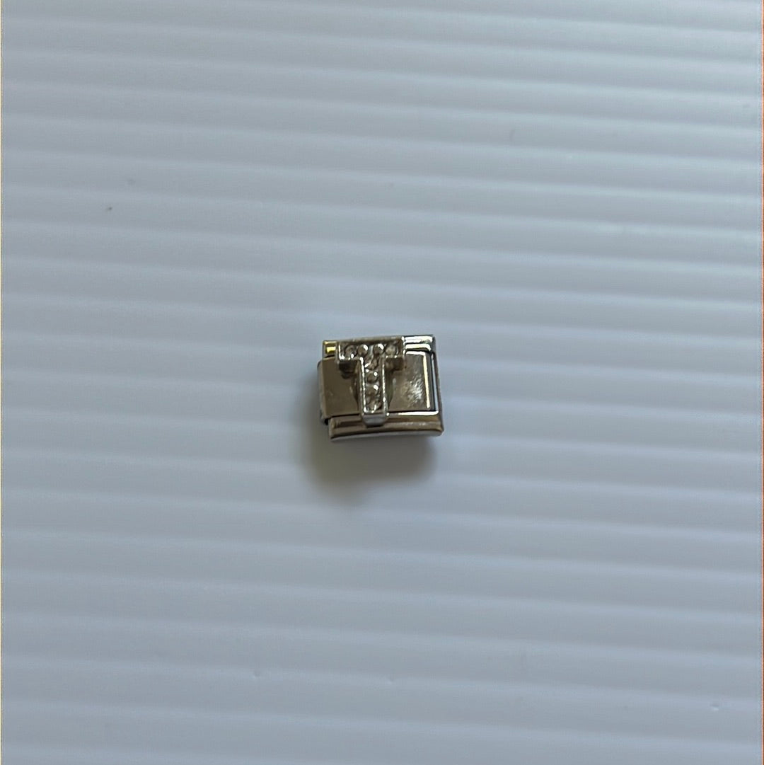Letter T Italian Link Charm