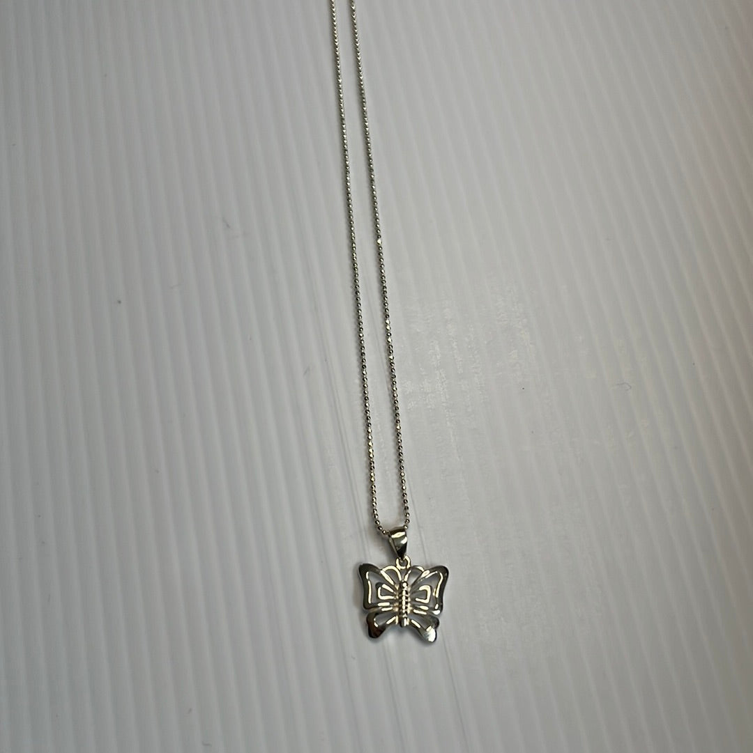 Butterfly Pendant Necklace