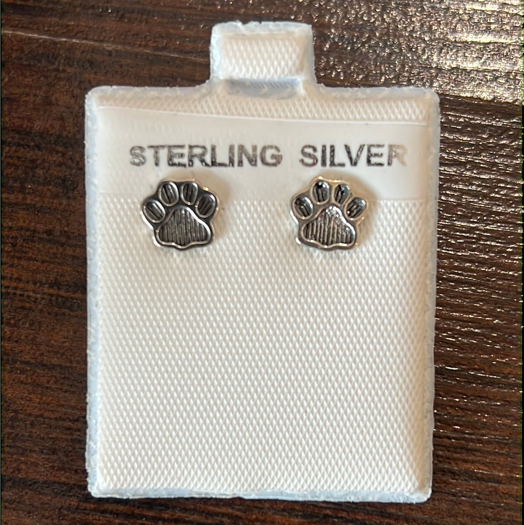 Paw Stud Earrings