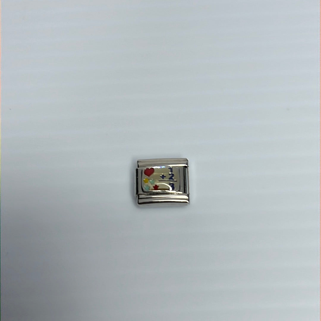 School Table Italian Link Charm
