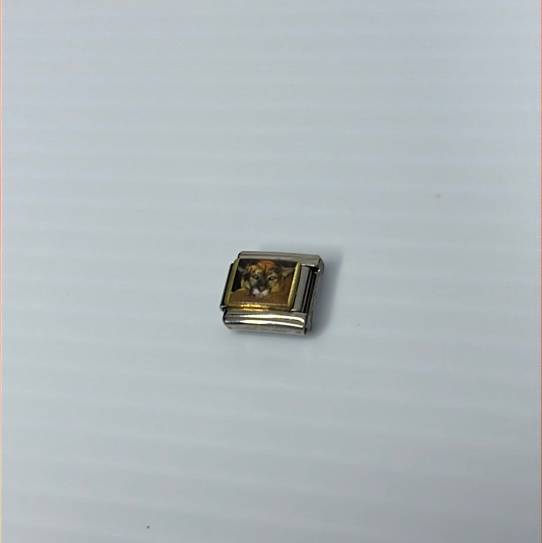 Panther Italian Link Charm