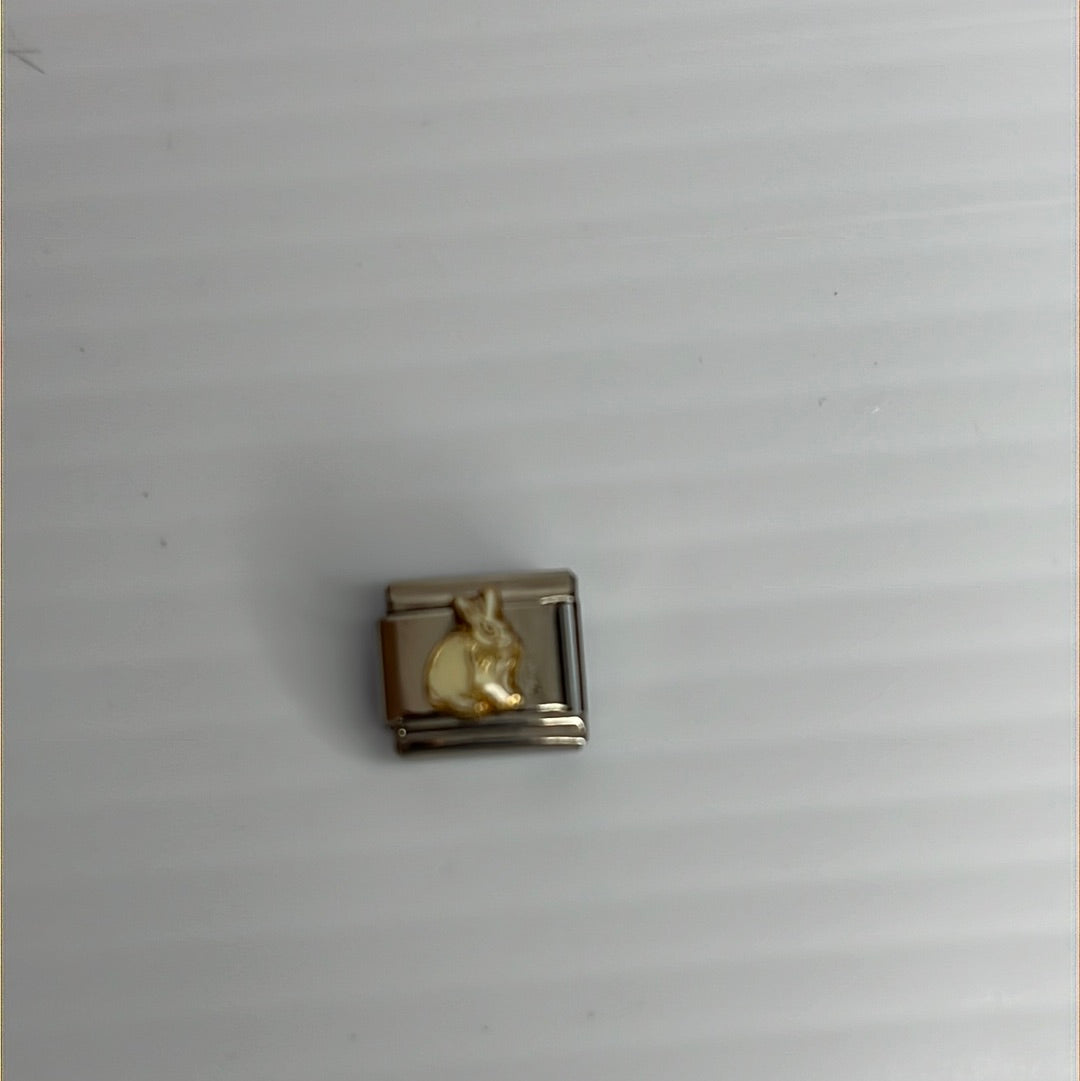 Bunny Italian Link Charm