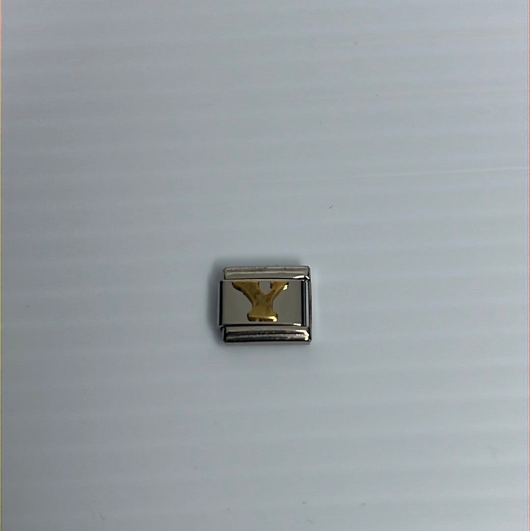 Y Italian Link Charm