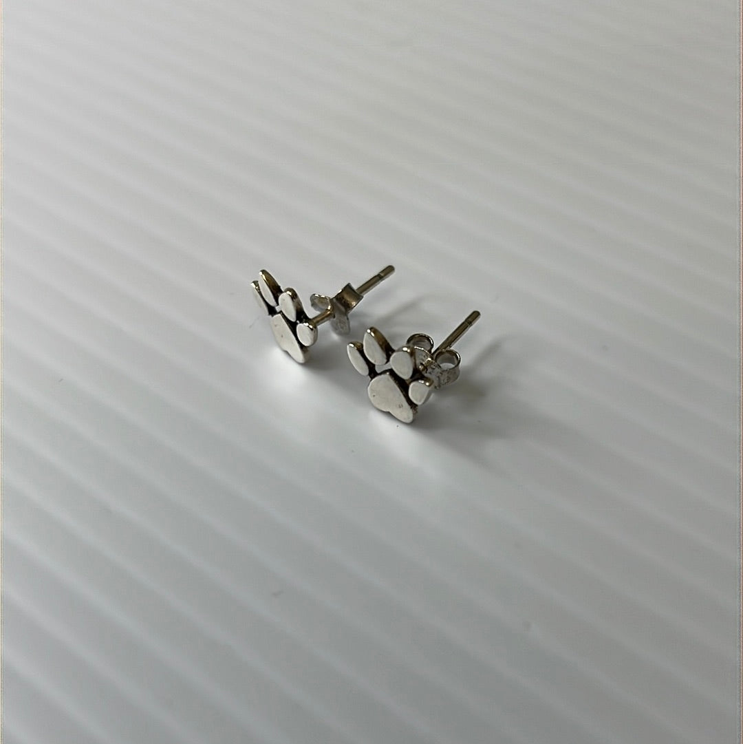 Paw Stud Earrings