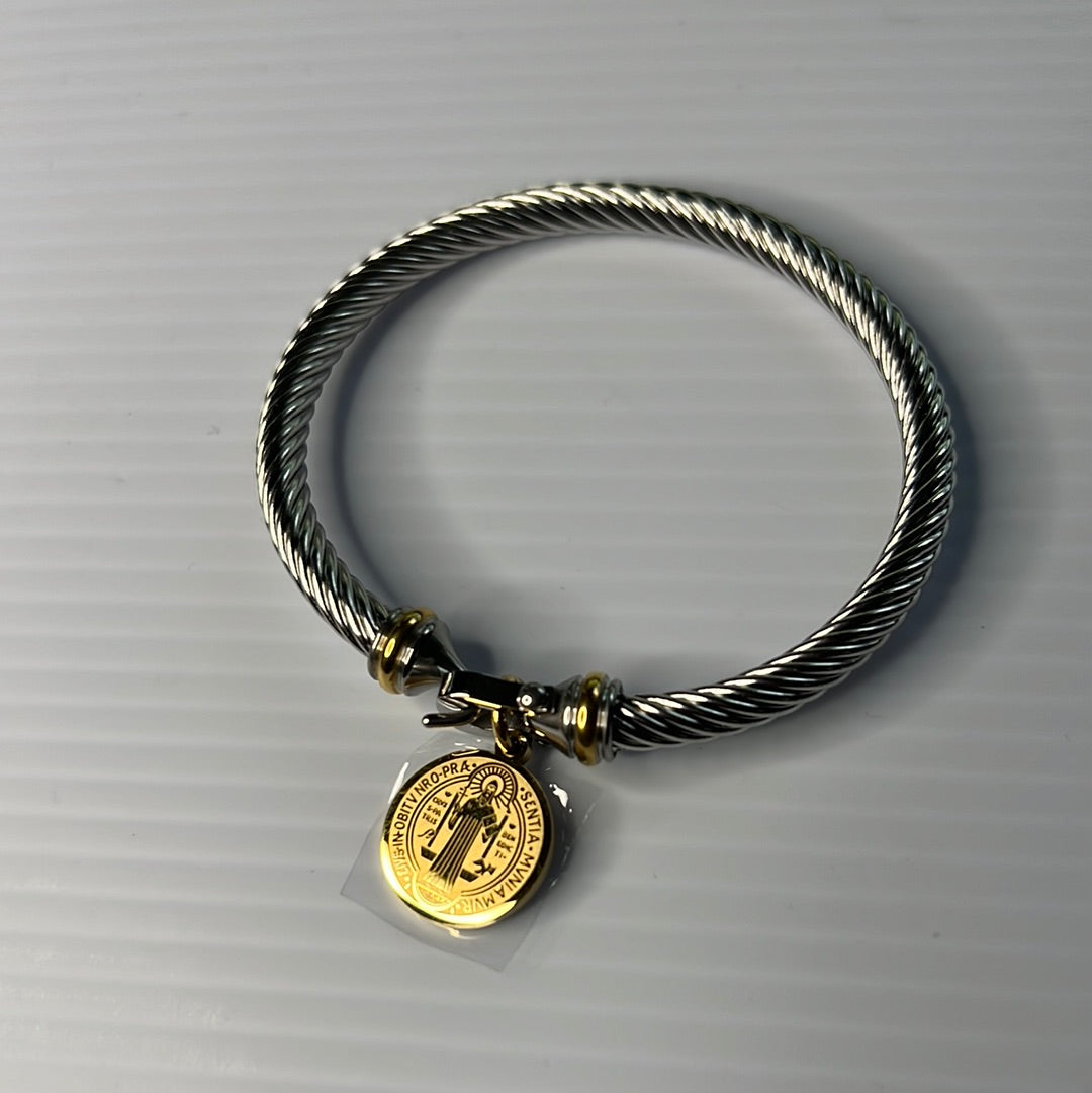St. Benedict Bangle Bracelet