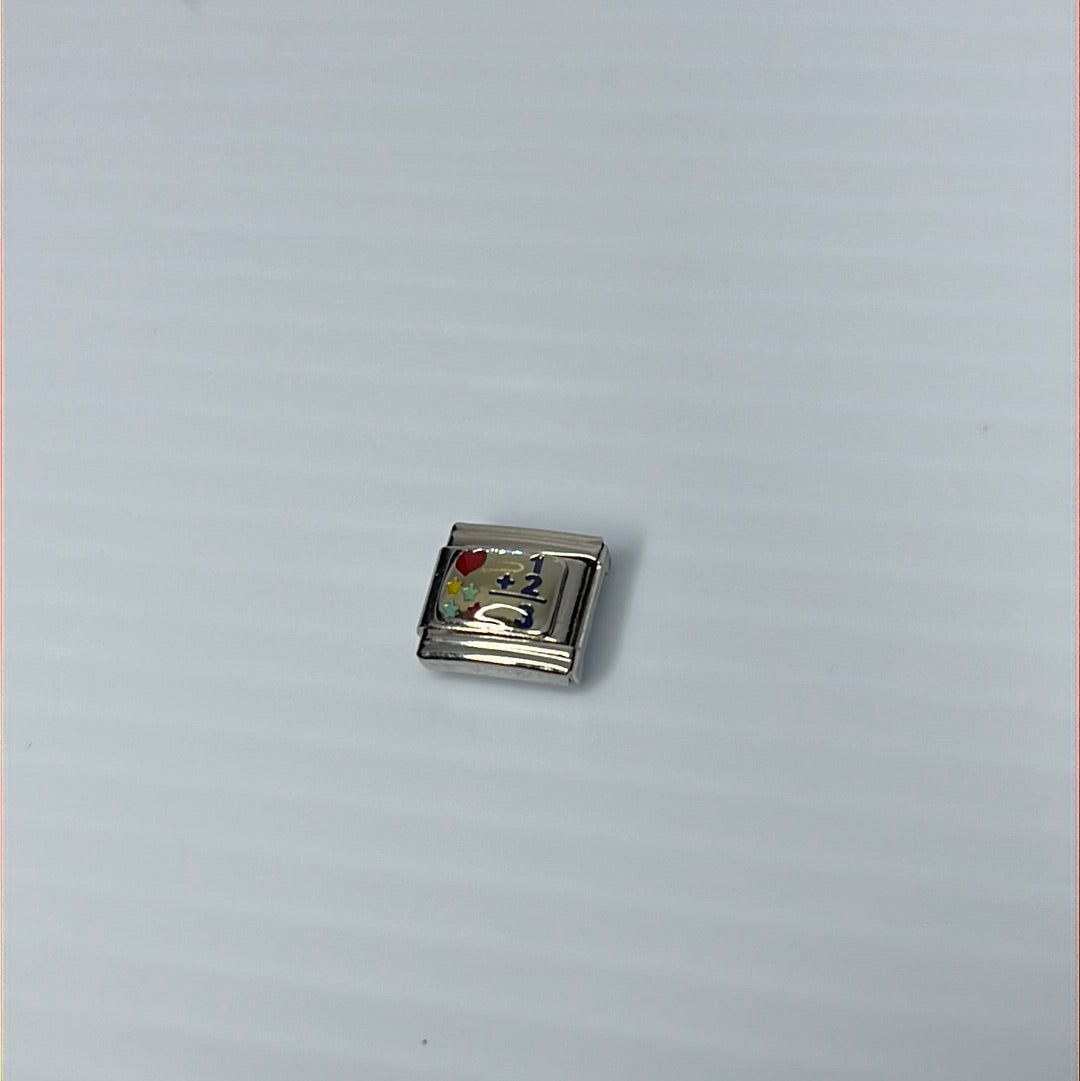 School Table Italian Link Charm
