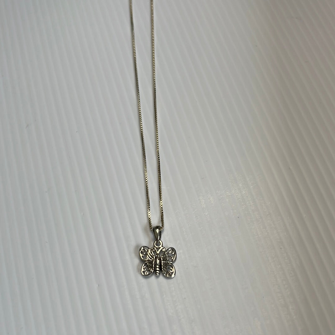 Butterfly Pendant Necklace