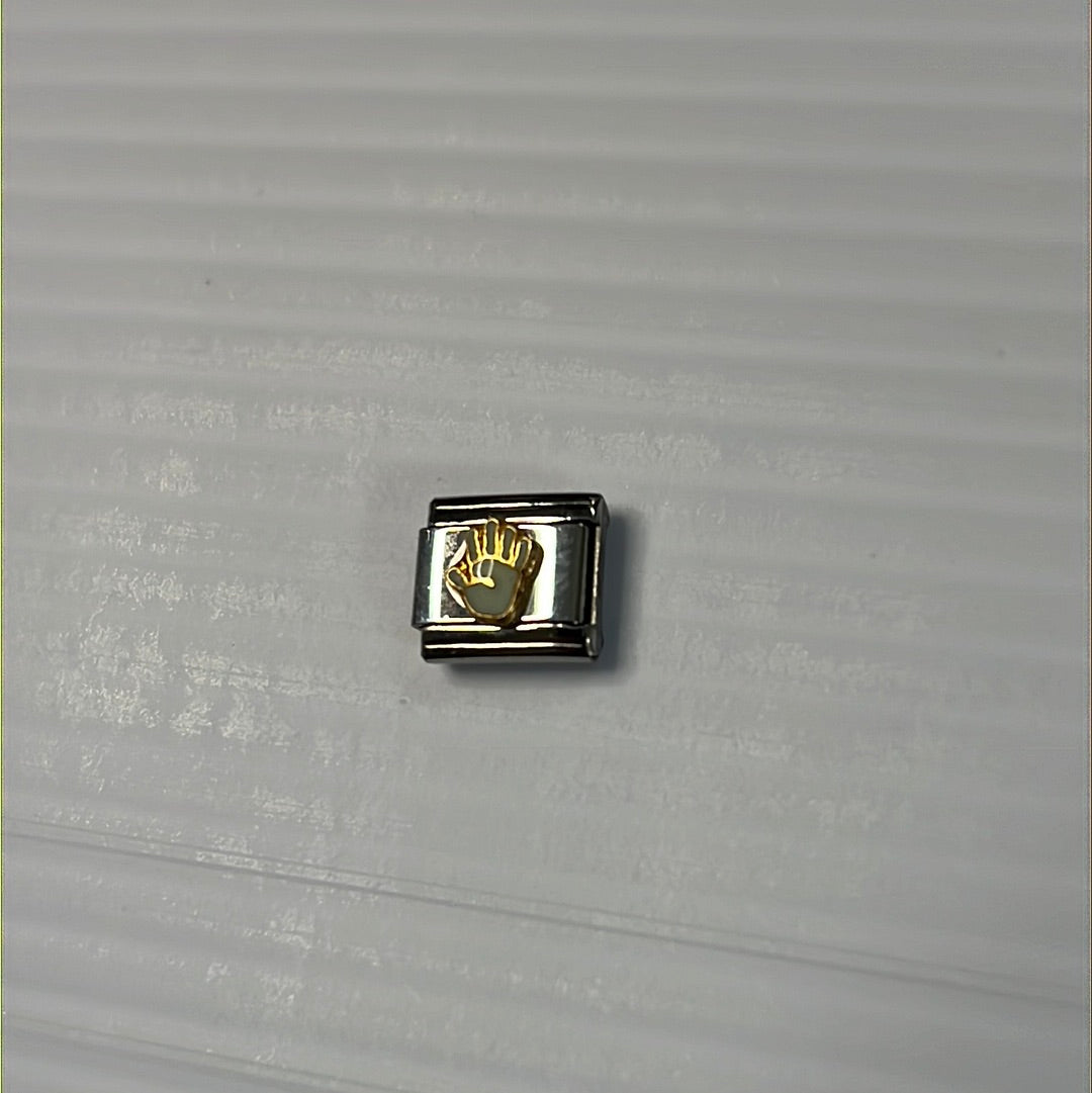 Hand Italian Link Charm