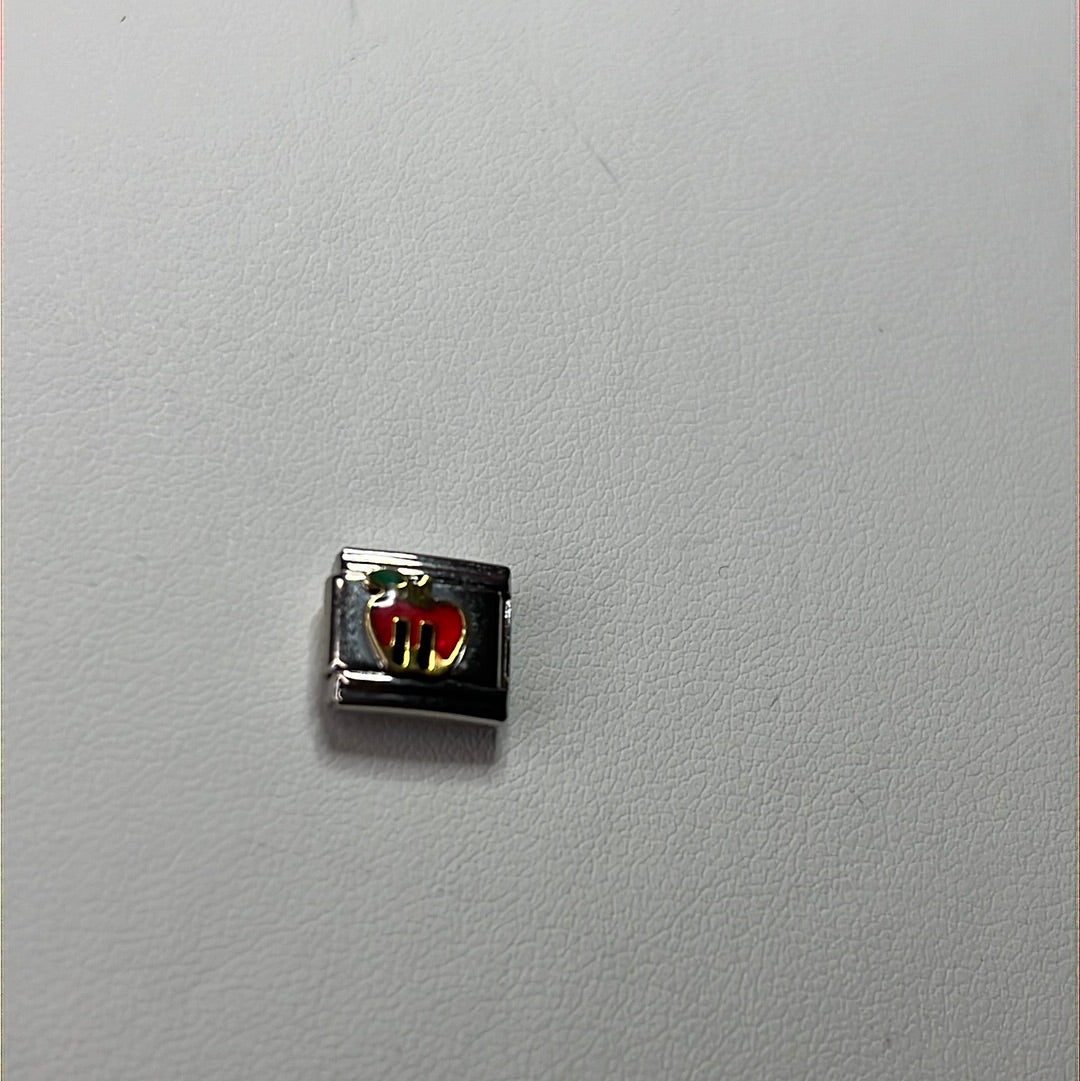 Apple Italian Link Charm