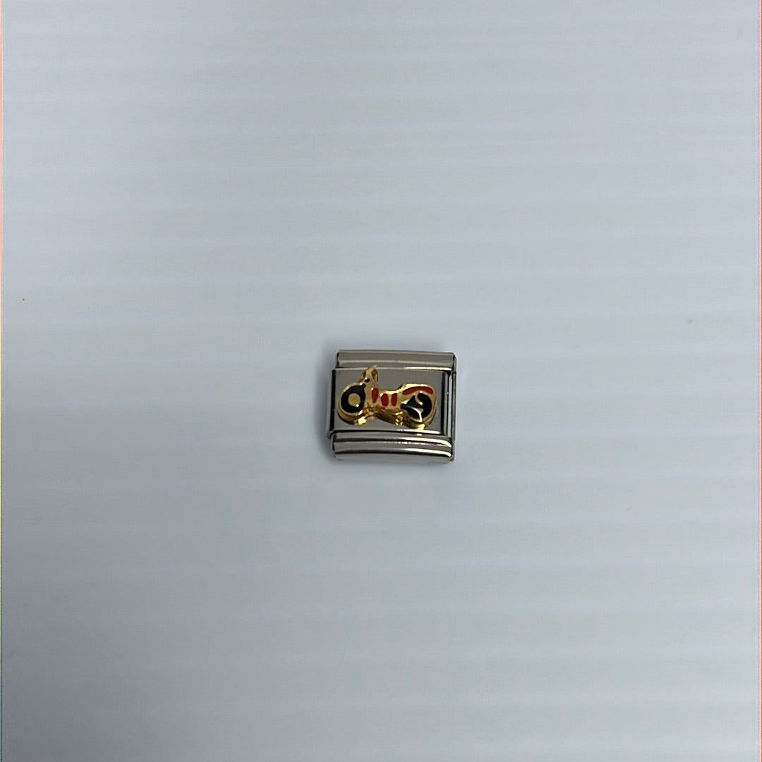 Motorcycle Italian Link Charm