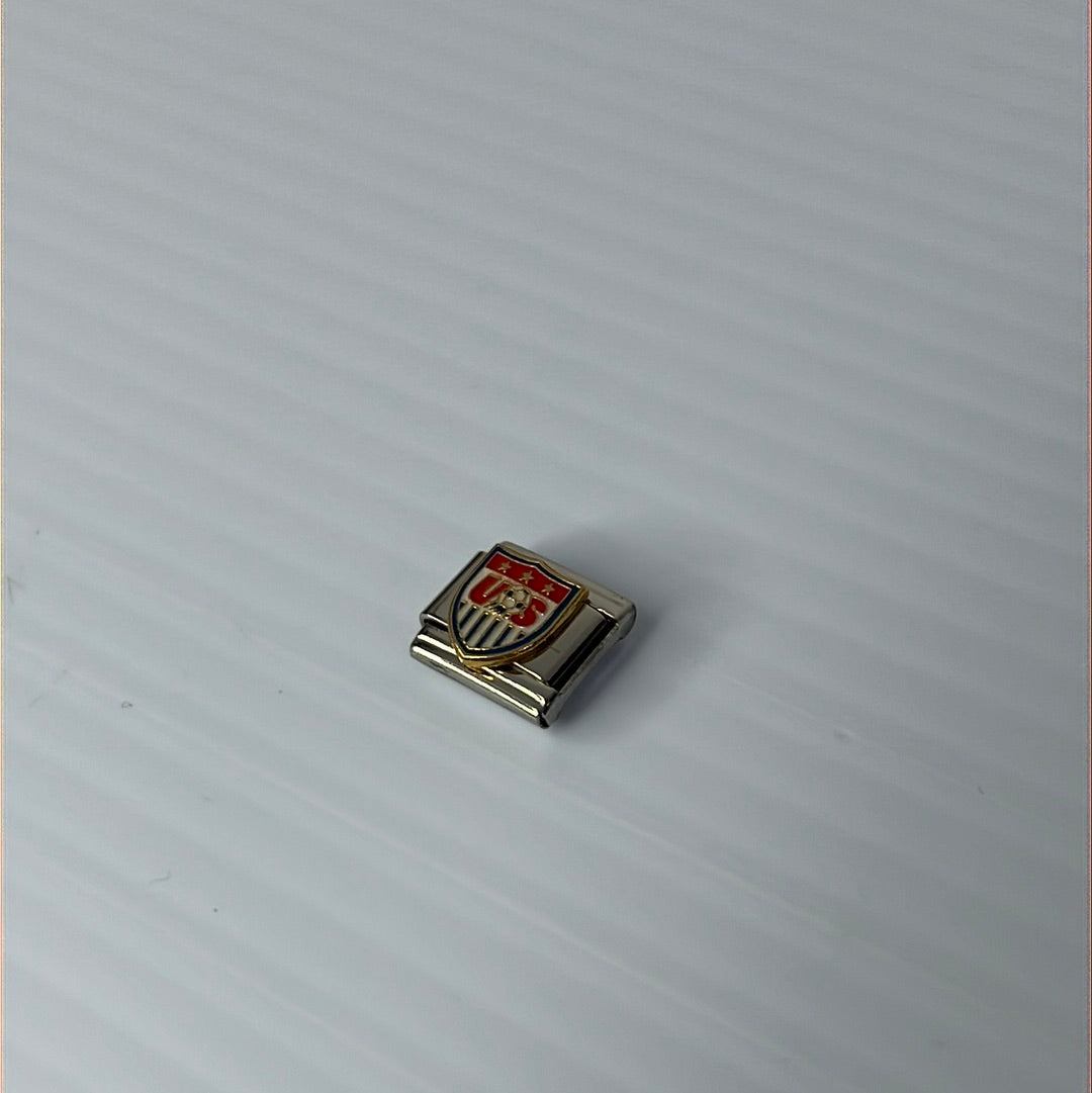 USA Italian Link Charm