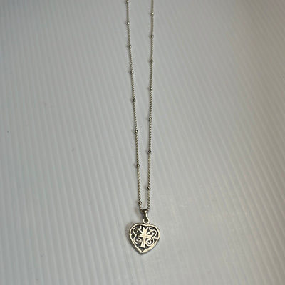 Celtic Cross Heart Pendant Necklace