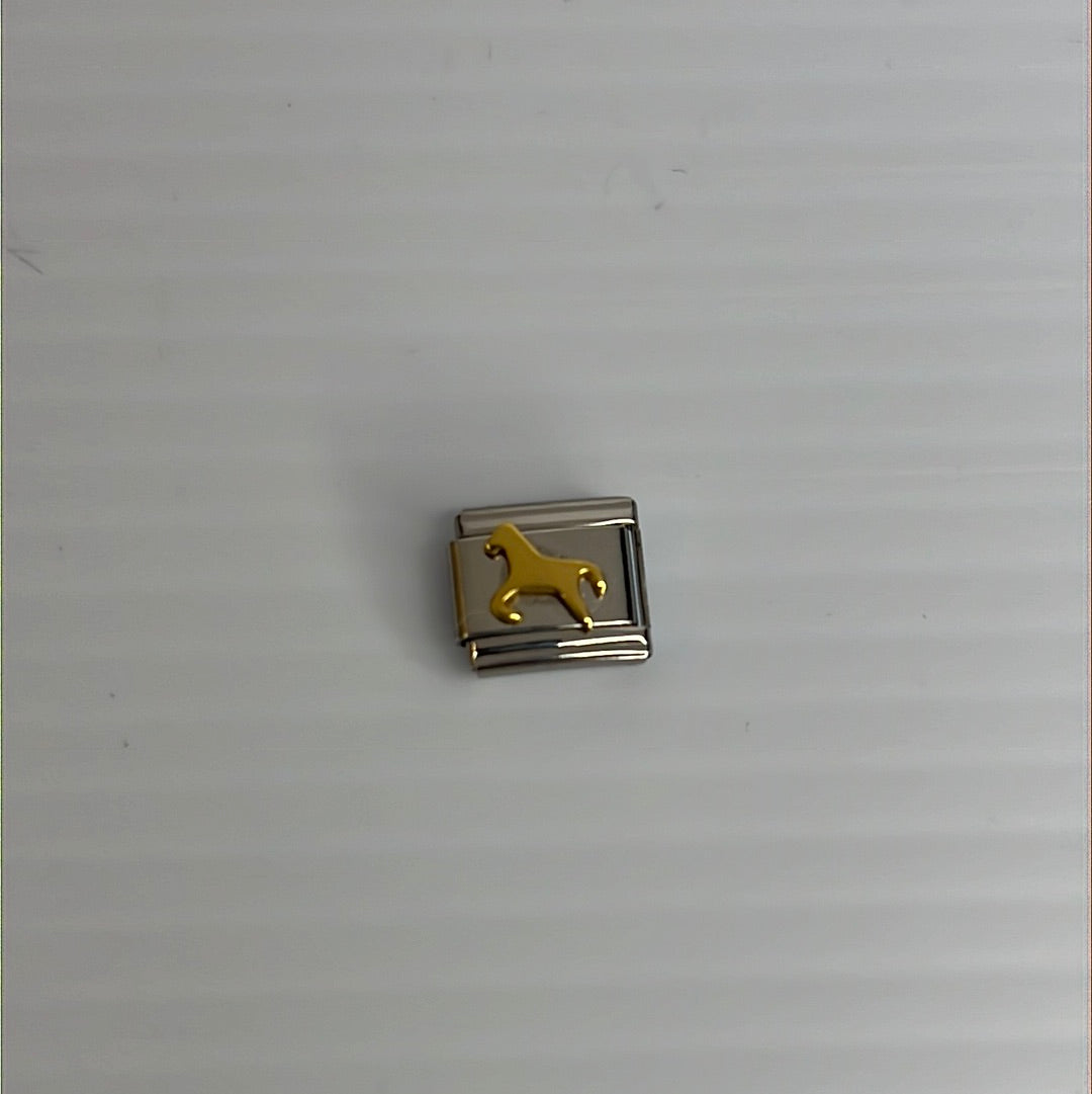 Horse Italian Link Charm