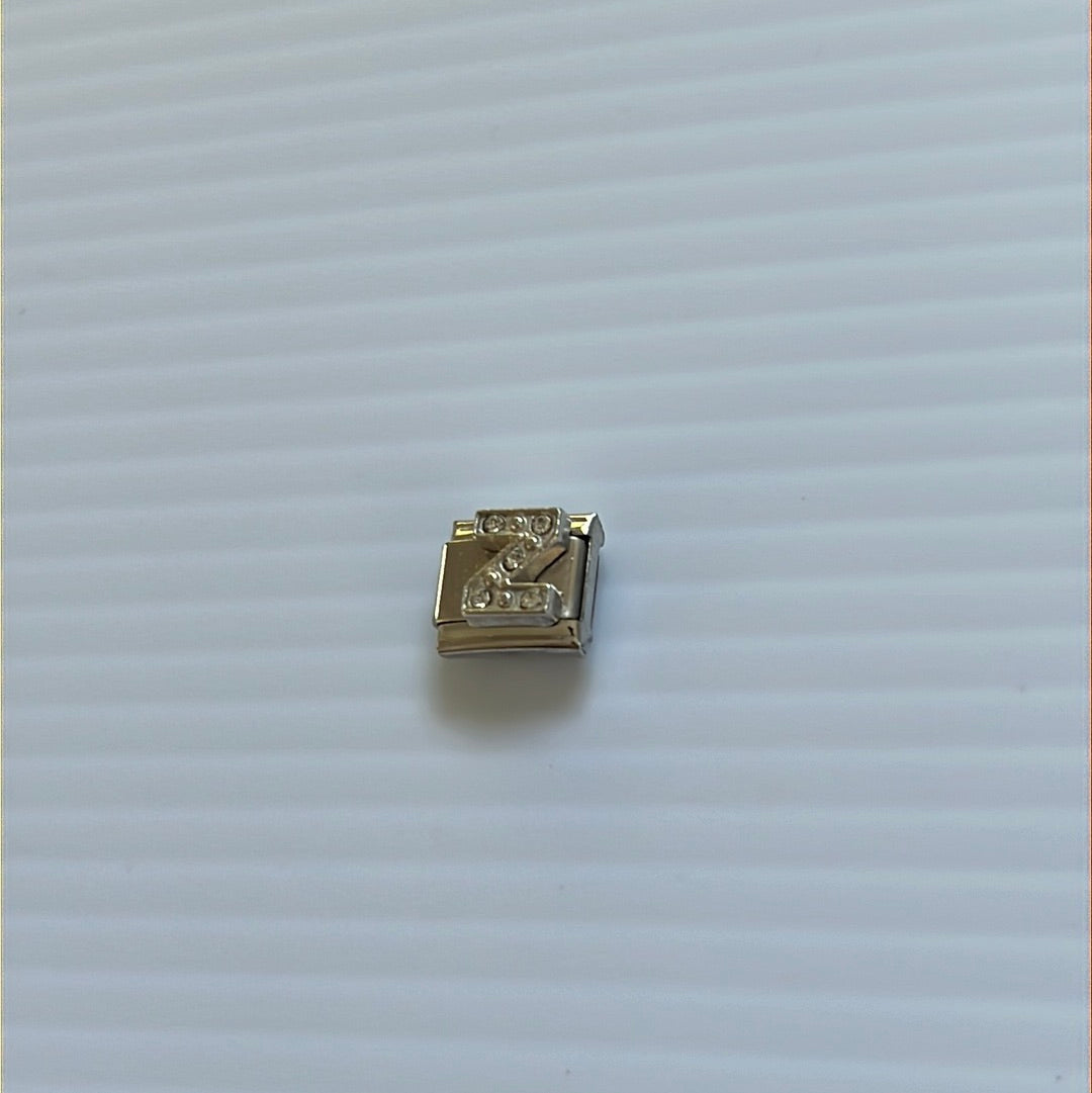 Letter Z Italian Link Charm