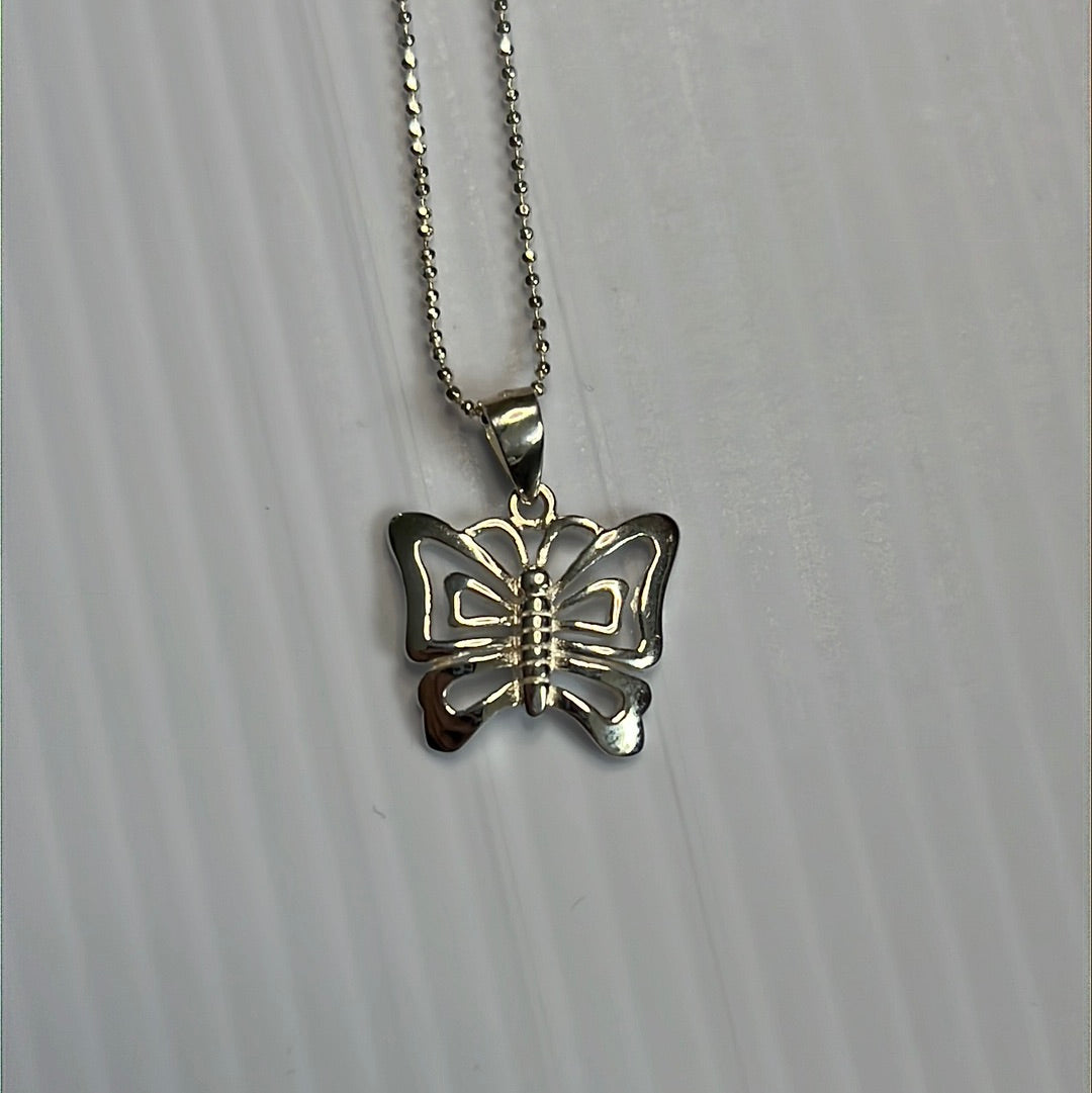 Butterfly Pendant Necklace