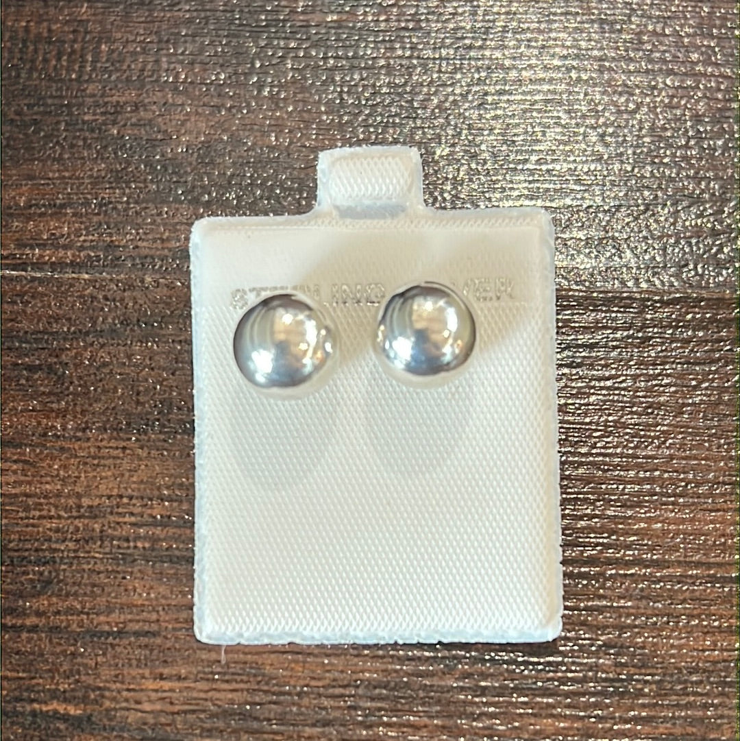 Bali Ball 12mm Stud Earrings