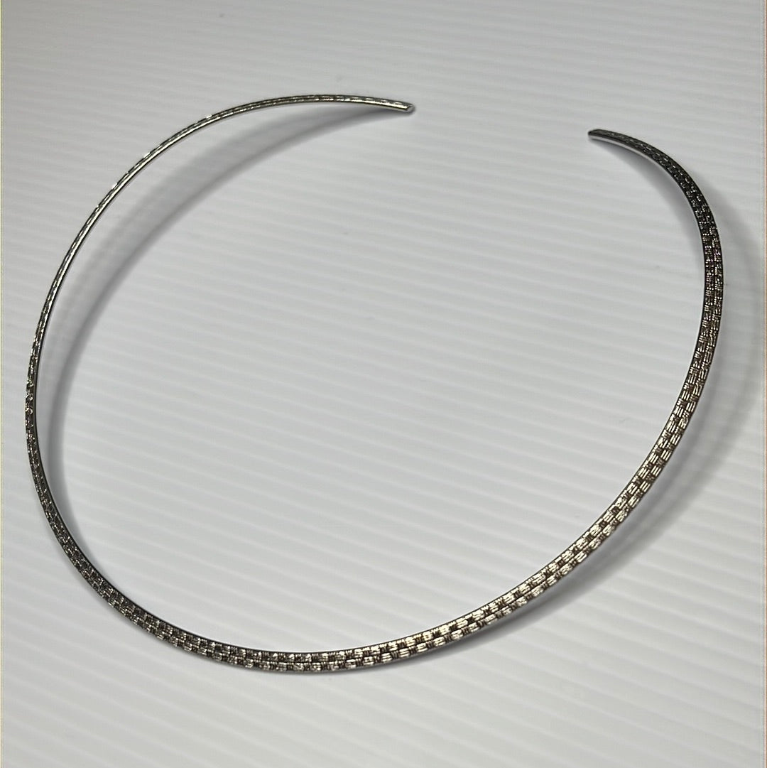 Chain Style Woman Choker Polished Necklace Stainless Steel