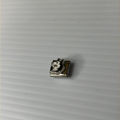 Wolf Italian Link Charm