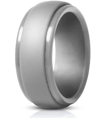 Light Grey Silicone Ring