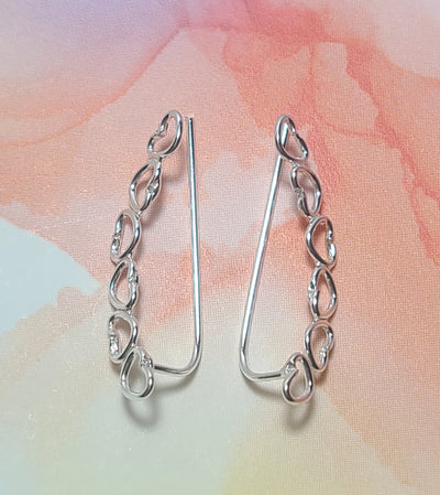 Heart Ear Pins