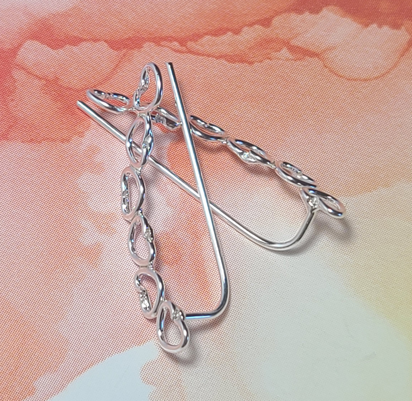 Heart Ear Pins