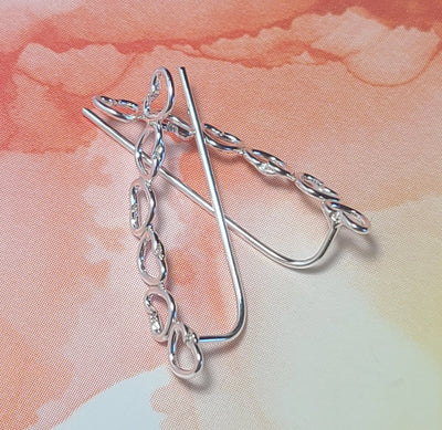 Heart Ear Pins