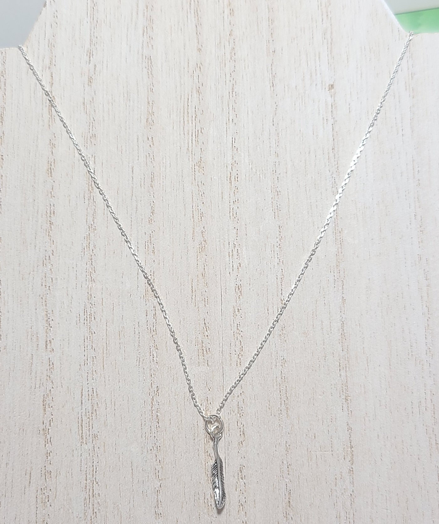 Feather Pendant Necklace