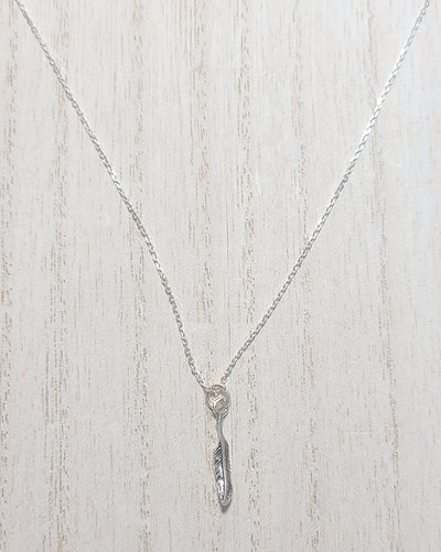 Feather Pendant Necklace