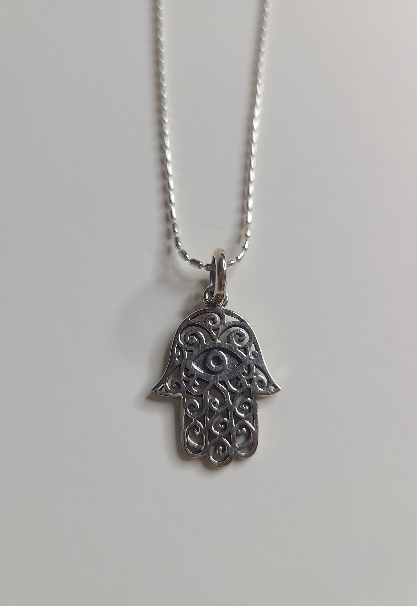 Hamsa Pendant Necklace 