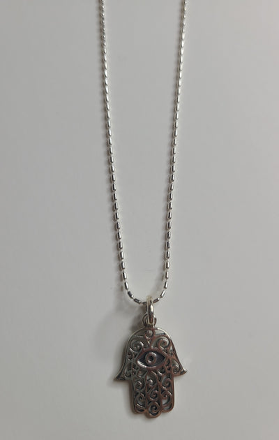 Hamsa Pendant Necklace 