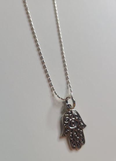 Hamsa Pendant Necklace 
