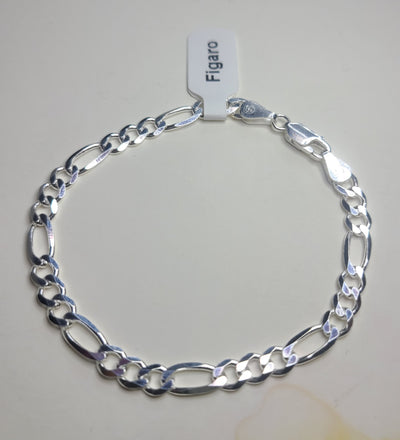 Figaro 120 Chain Bracelet