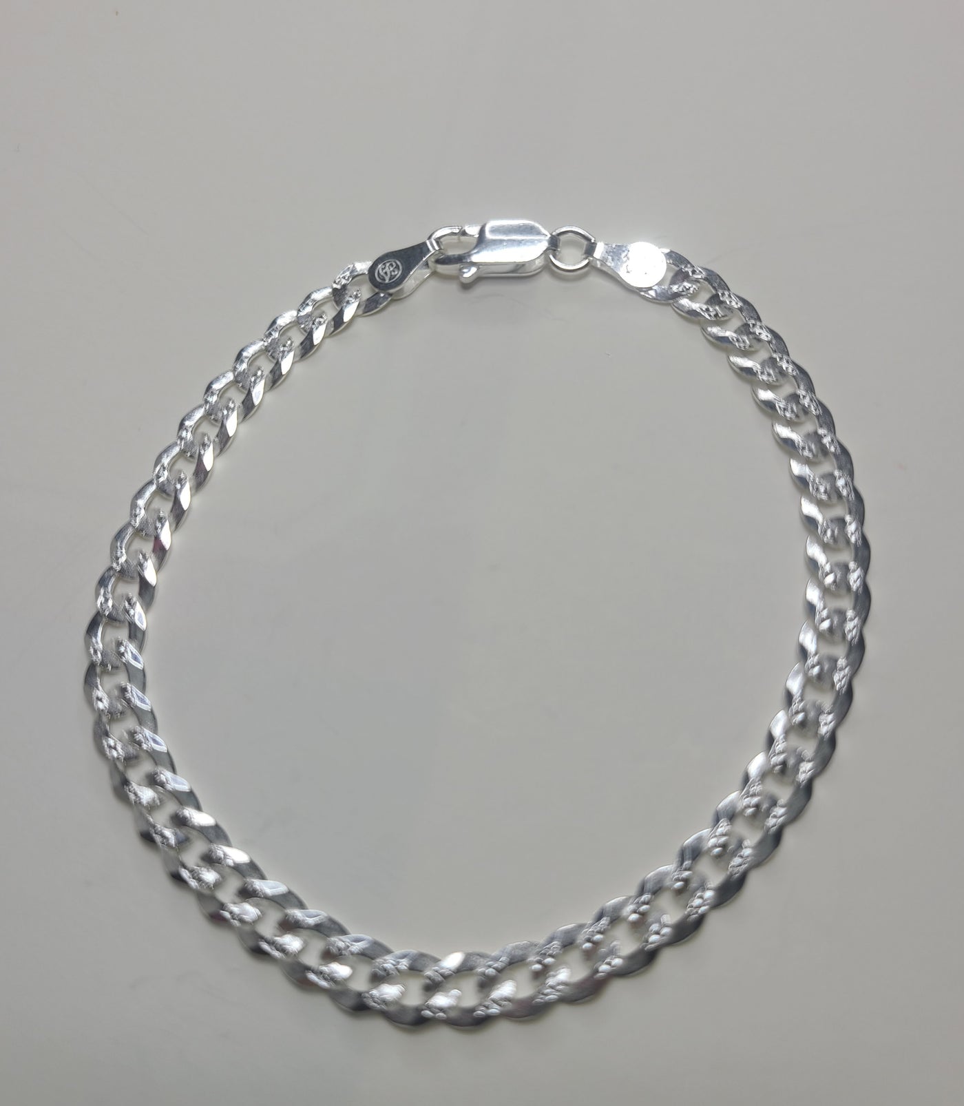 Pave Flat Curb 100 Bracelet