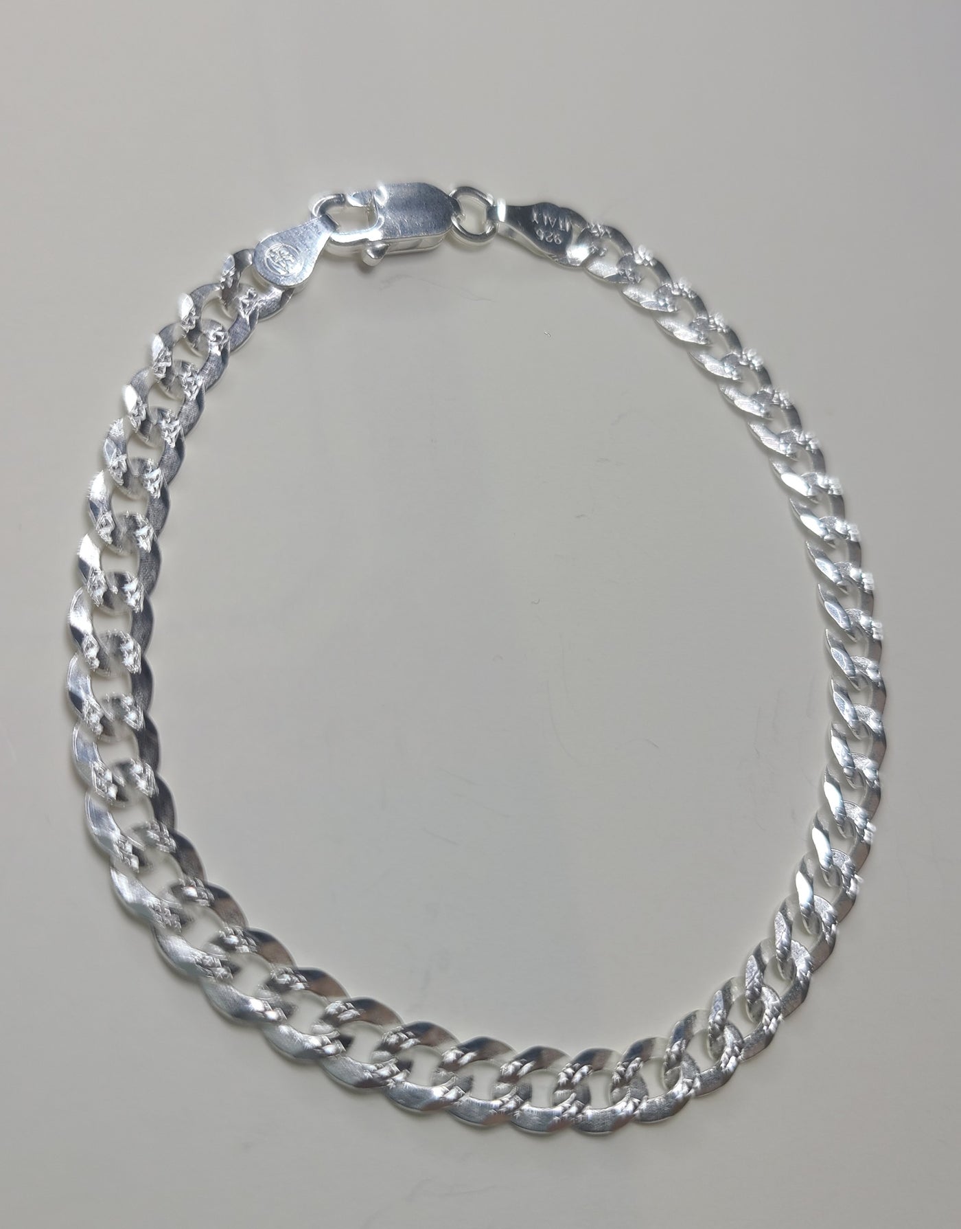 Pave Flat Curb 100 Bracelet