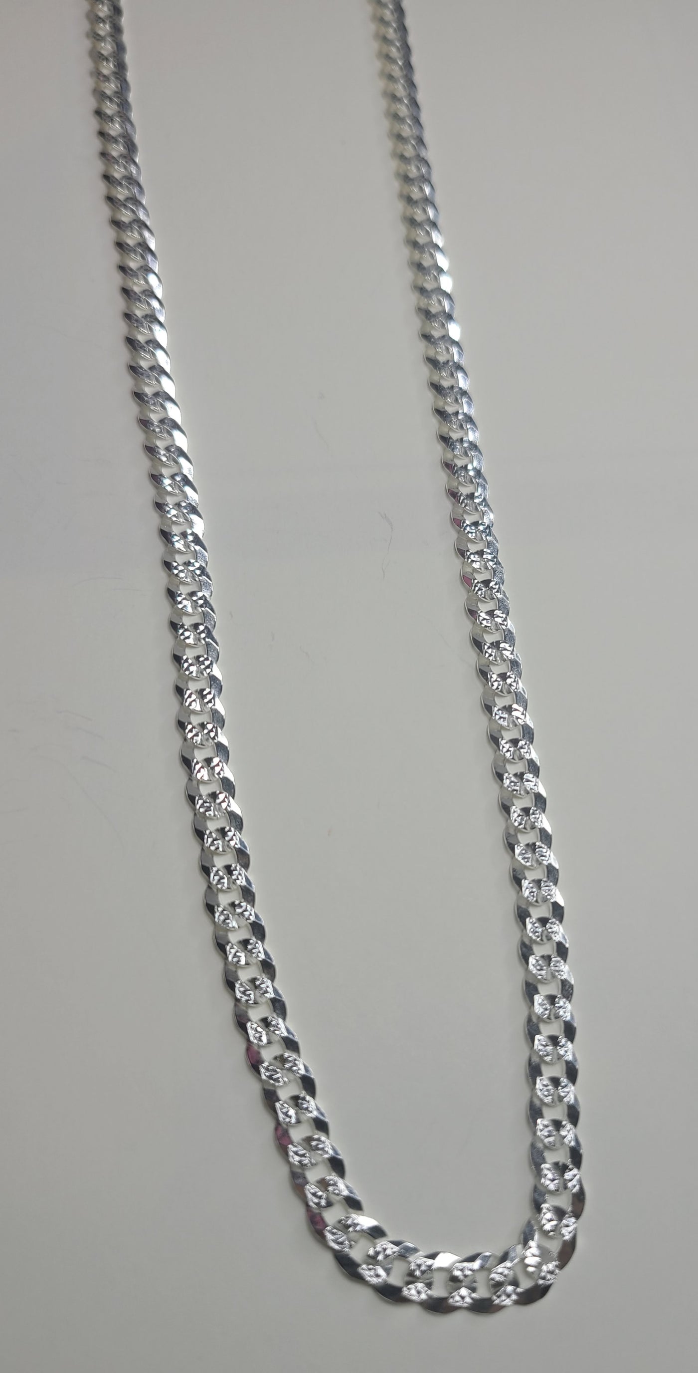 Pave Flat Curb 100 Necklace